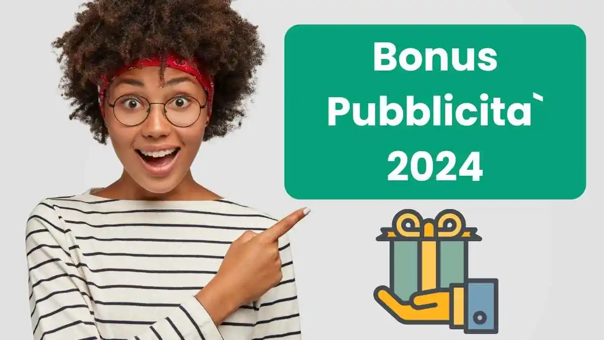 Bonus pubblicità 2024